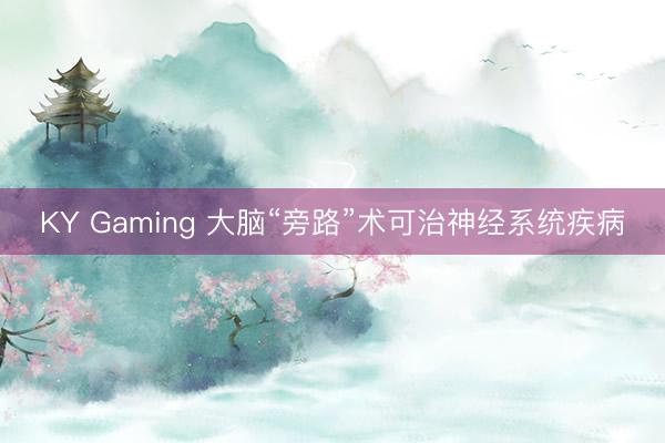 KY Gaming 大脑“旁路”术可治神经系统疾病